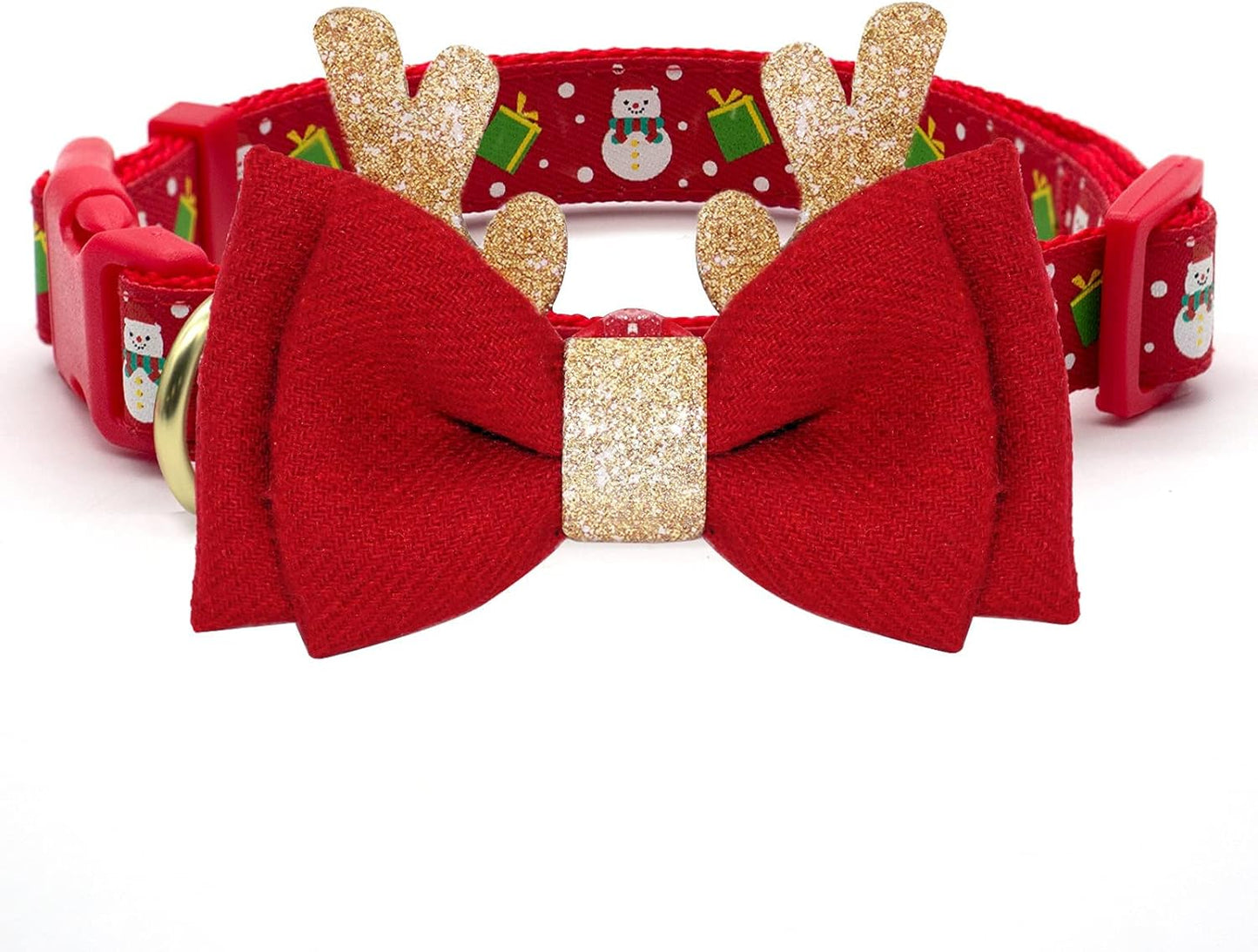 Dog Collar with Christmas Accessories